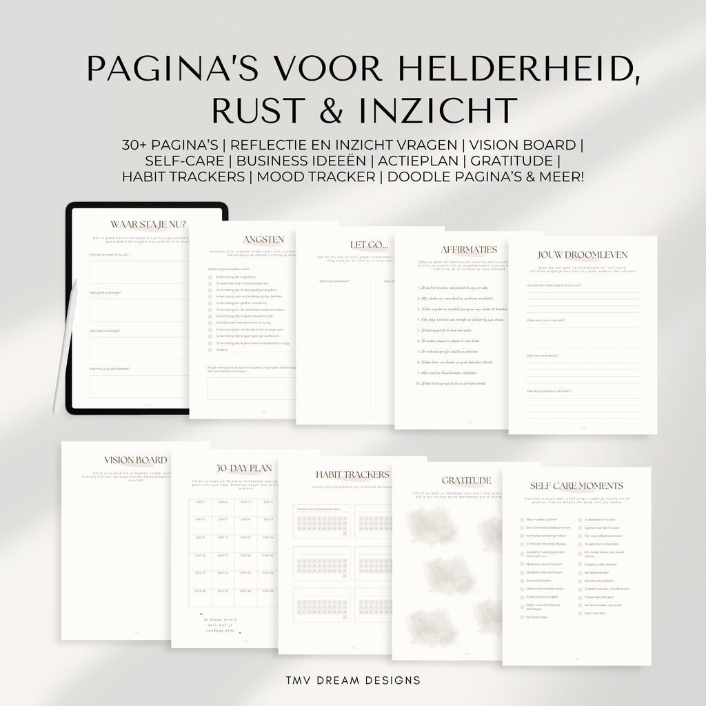 Your Dream Start Journal | Voor ondernemers die willen starten!