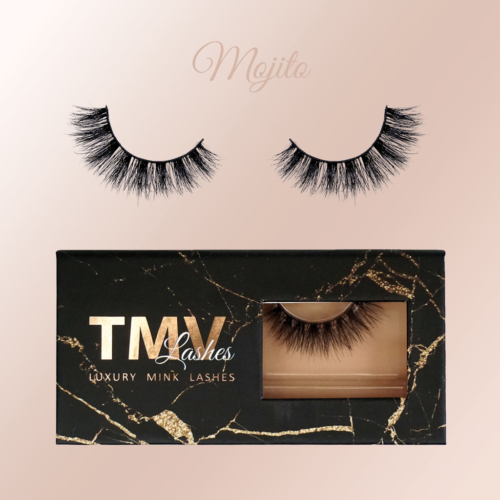 Mojito Luxury Mink Lashes | Flirty Wispy Glam Wimpers