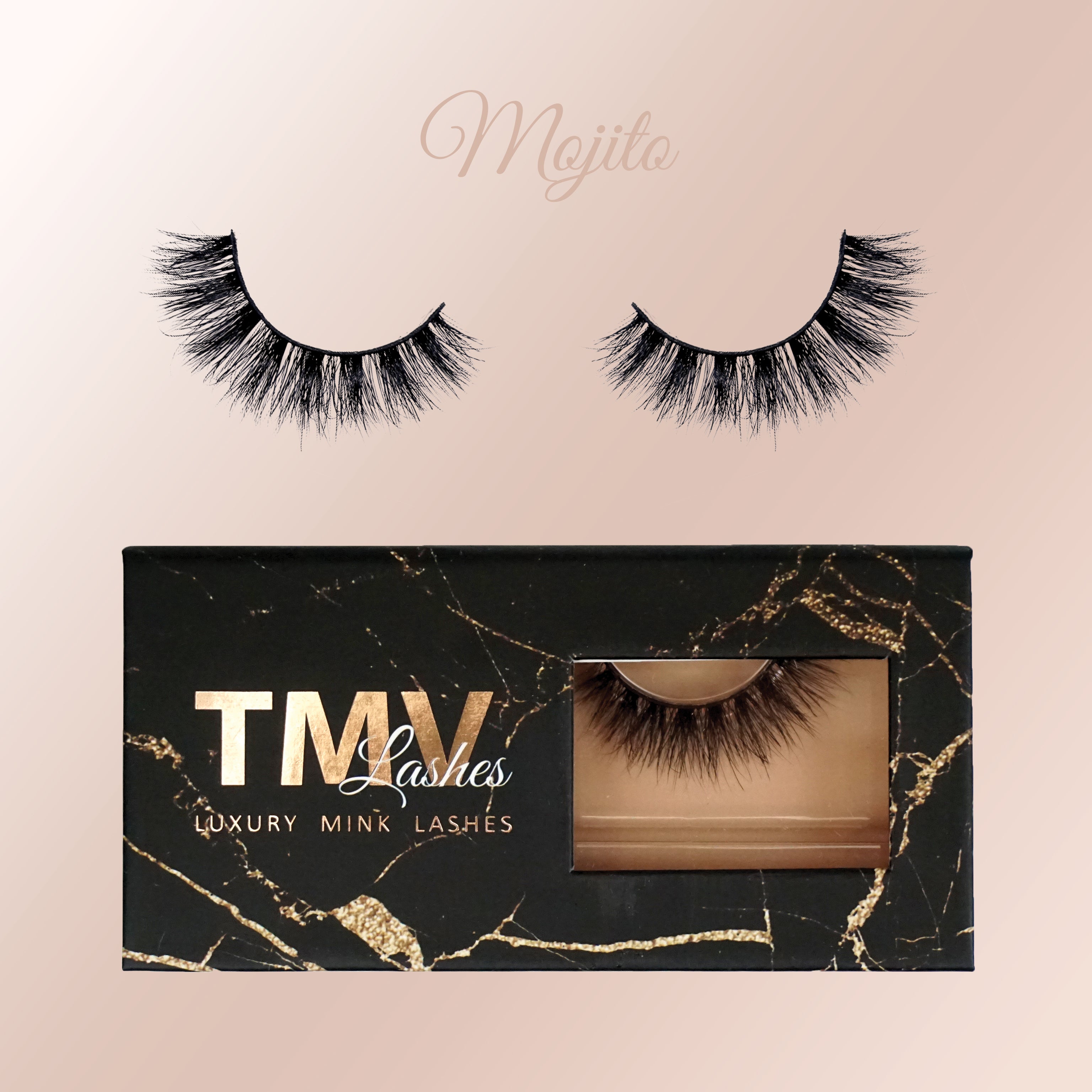 Mojito Luxury Mink Lashes | Flirty Wispy Glam Wimpers