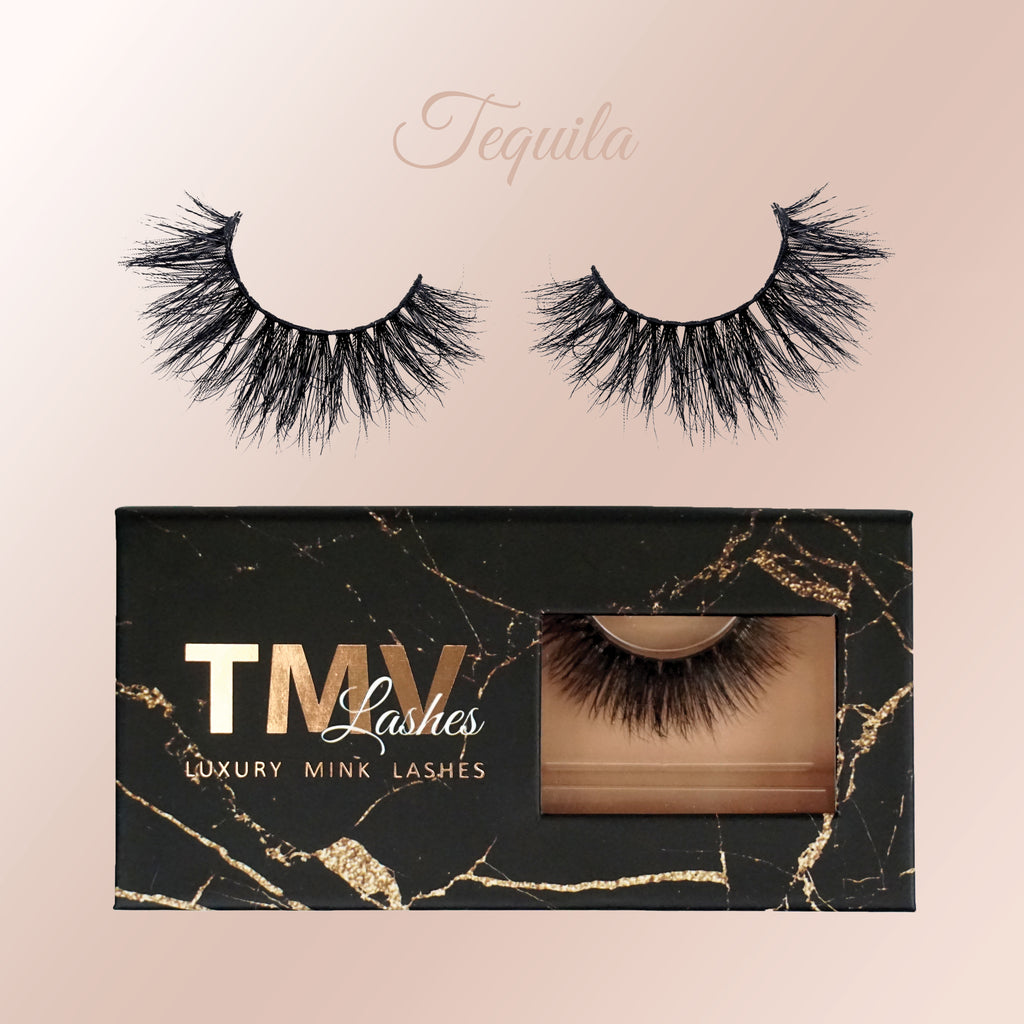 Tequila Luxury Mink Lashes | Glam Volume Wimpers